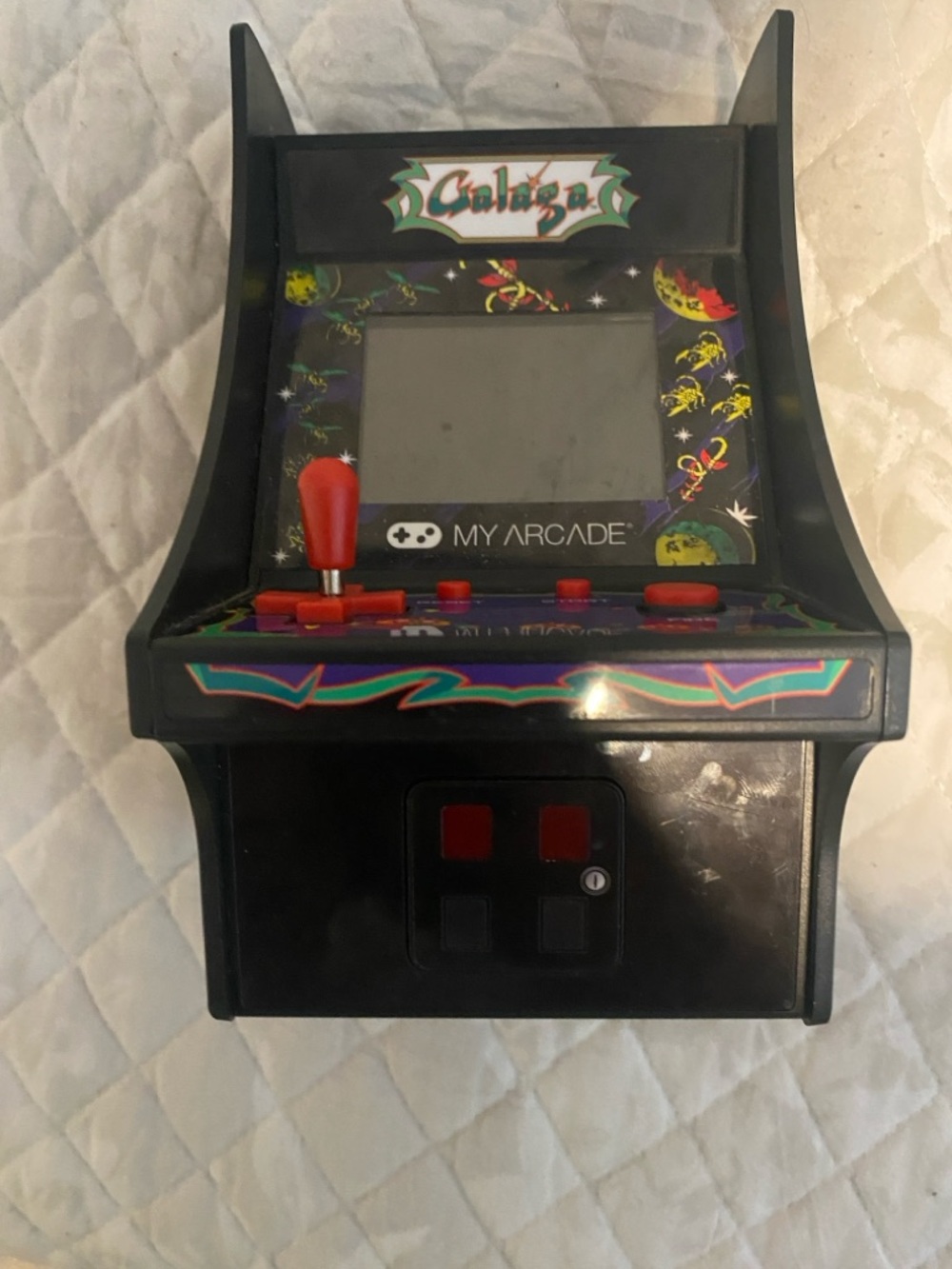 Arcade Galaga Mini Arcade - Black with Red Controls